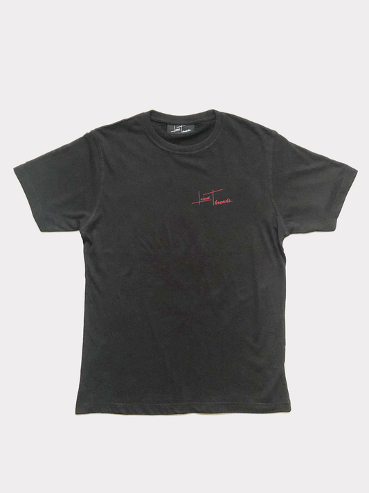 Needle Patch Logo Tee Black/Red